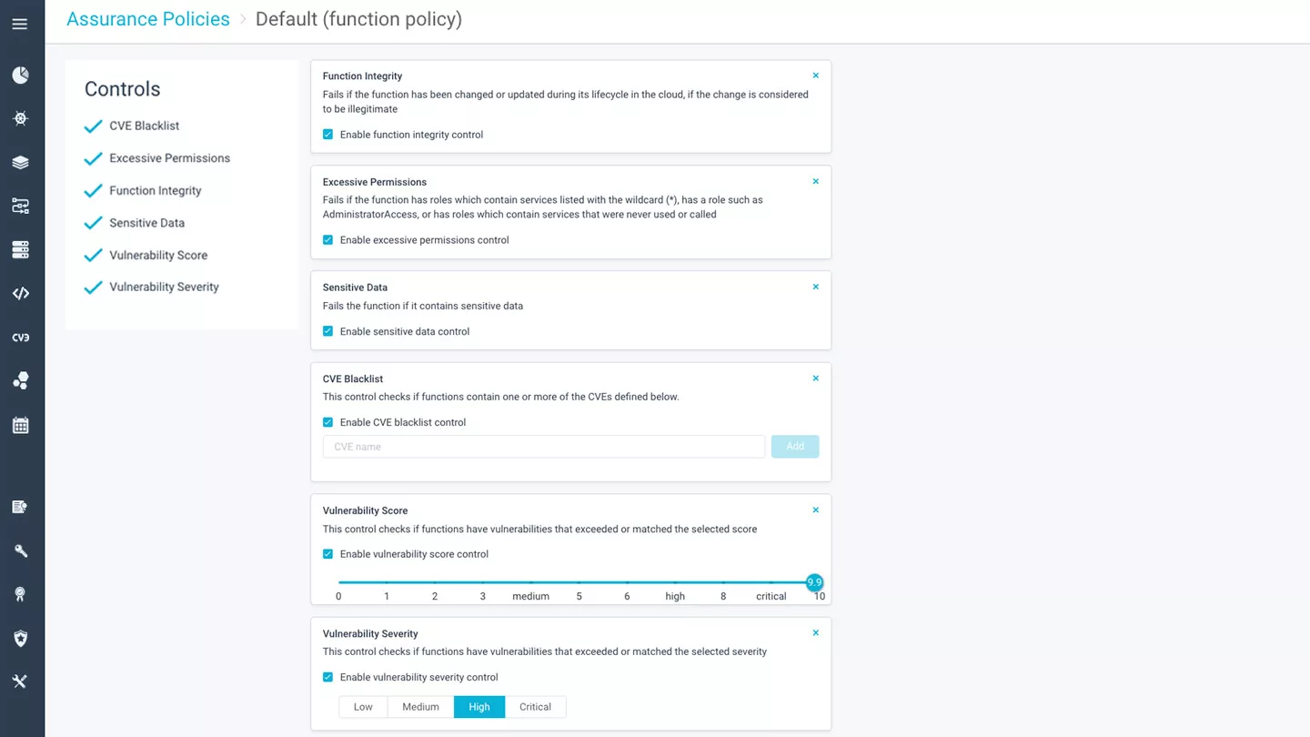 Control deployment of authorized functions