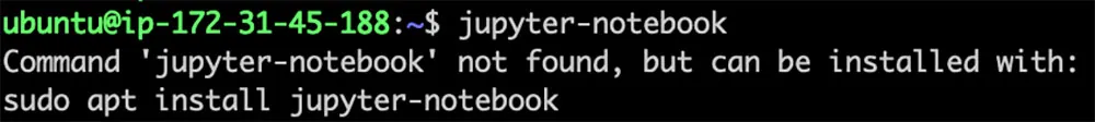 Recommendation of installing the ‘jupyter-notebook’ package via apt