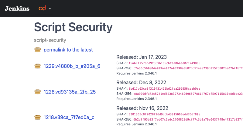 Code from the update-center2 retrieving the Jenknins-Version value from the plugin's Manifest